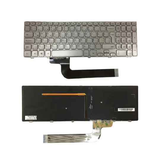 DELL 15-7000 7537 TR GRİ LEDLİ Notebook Klavyesi