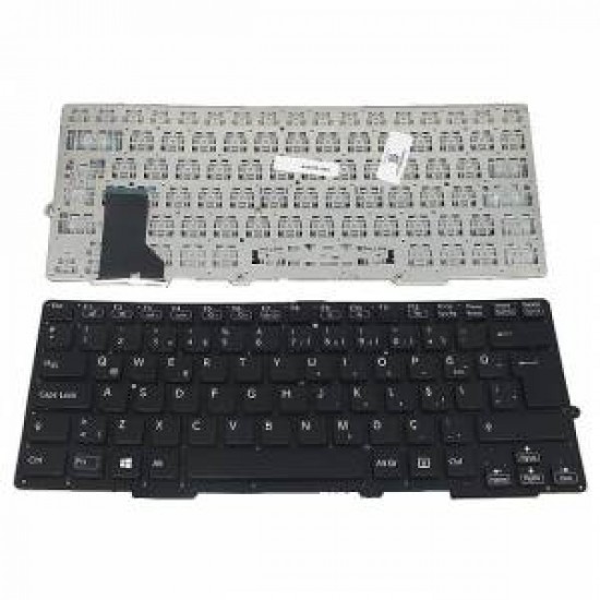 Sony Vaio S13A, SVS13A Serisi; SVS13A12FXB, SVS13A1U9ES, SVS13A2W9ES, vb Notebook Klavye - Tuş Takımı  Siyah - TR