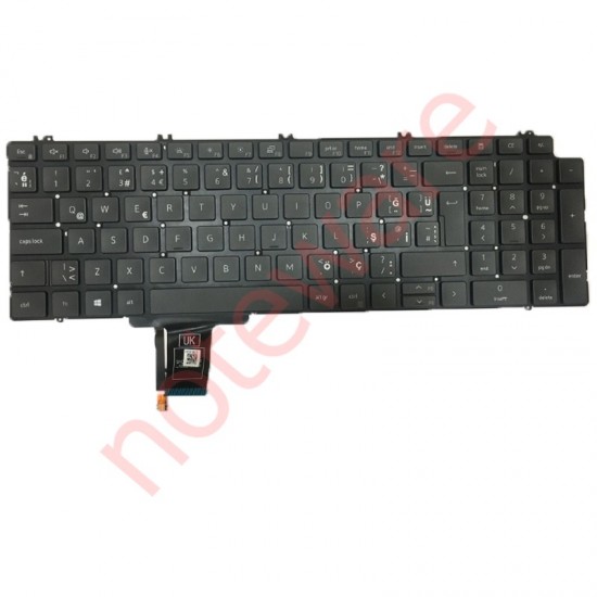 Dell Precision 7550 7750, 01WYH2 0MH9MJ 0NN0MK 0P2RFG DLM19L5 TÜRKÇE KLAVYE