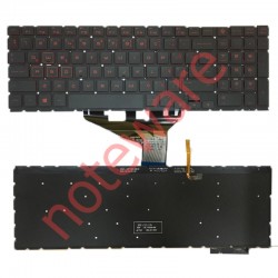 Hp Omen 15-dc, 15-dc0000 Notebook Klavye - Tuş Takımı Siyah - TR - Backlit