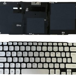 Dell XPS 14z L412z 15z L511z Gümüş Laptop Klavye Tuş Takımı