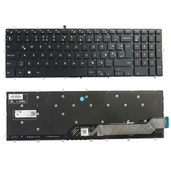 Dell P62F 15-7566 Inspiron 15 15R 15v-1316 3537 3521 Laptop Klavyesi Tuş Takımı TR