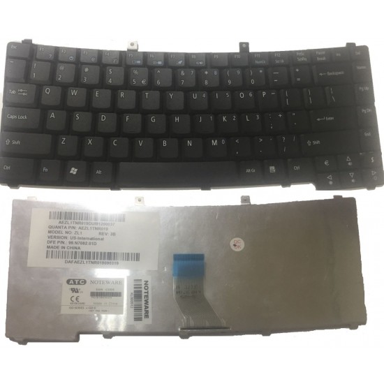 ACER TravelMate 2300 2310 2420 İNG SİYAH Notebook Klavyesi