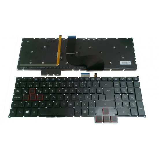 ACER G9 17 Acer Predator G5-793-79ER G5-793-74EL G9-793-774D G9-793 15 G9-592 G9-593 TR LEDLİ SİYAH Notebook Klavyesi