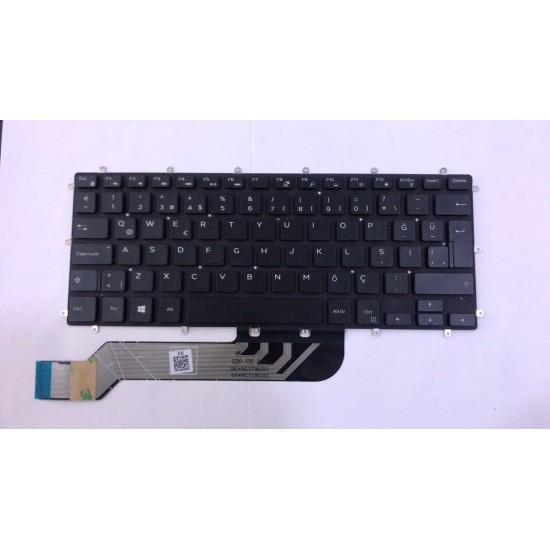 Dell P74G P74G001 5468 13-7373 5378-TG50W81C Ledli Laptop Klavyesi