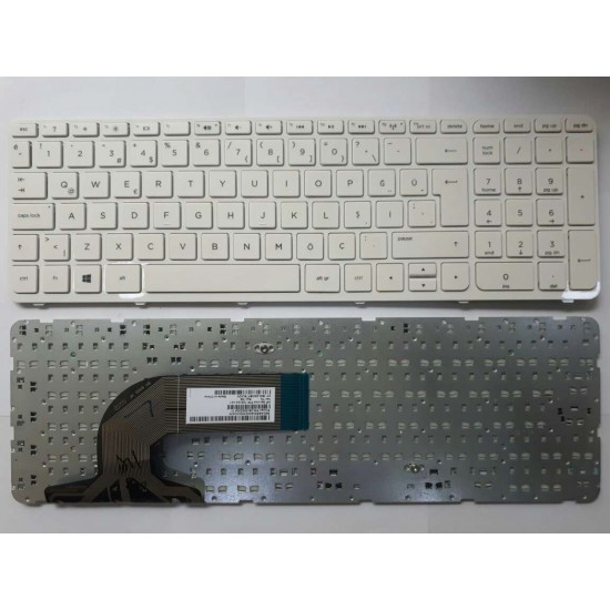 HP Pavilion 15-E 15-F 15-G 15-G018st 2y2y0y  15-S BEYAZ  Notebook Klavyesi