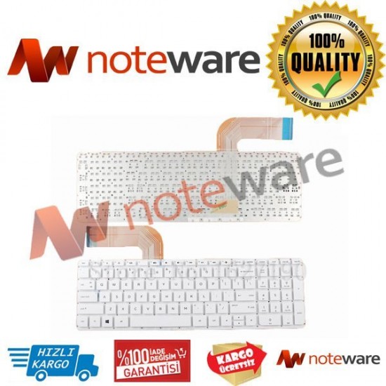 HP Envy  15-P 15-P000 17-F 17-F000 notebook klavye beyaz