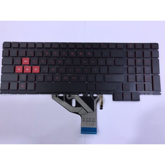 HP omen 15-ce008nt 15-ce007nt 15-ce002nt 15-ce004nt Işıklı Klavye Tuş