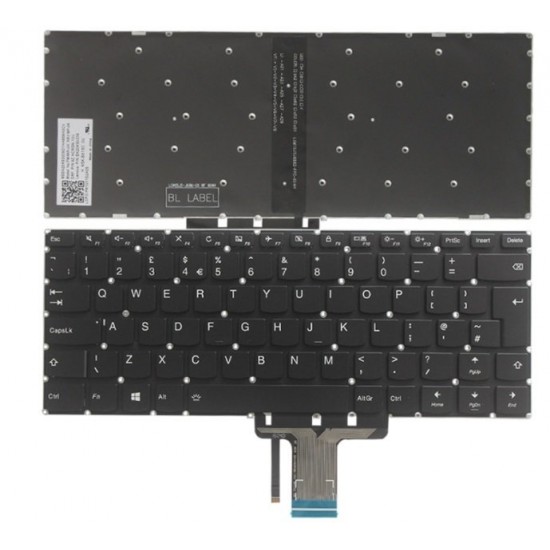 Lenovo Yoga 710-14IKB  710-14ISK Notebook Klavyesi Ledli Siyah TR