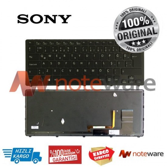 SONY VAIO Fit  SVF14N SVF14N1C4E  TR Notebook Klavyesi Tuş Takımı