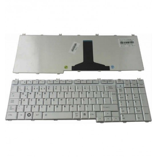 Toshiba A500 A505 A505D P205 P300 P305 p500 TR GÜMÜŞ Laptop Klavyesi Tuş Takımı