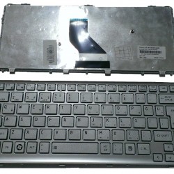 TOSHİBA T210 T215 TR GÜMÜŞ Laptop Klavyesi Tuş Takımı