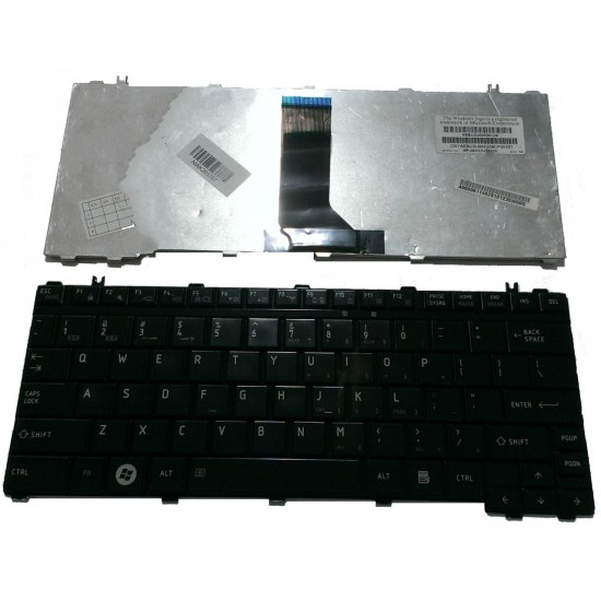 TOSHİBA U500 U505  Portege M900 T135 U400 PARLAK SİYAH Laptop Klavyesi