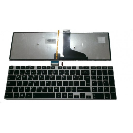 TOSHİBA S50 S50B S50-B-12U S50-B-120 S50-B-136 TR SİYAH Laptop Klavyesi Tuş Takımı