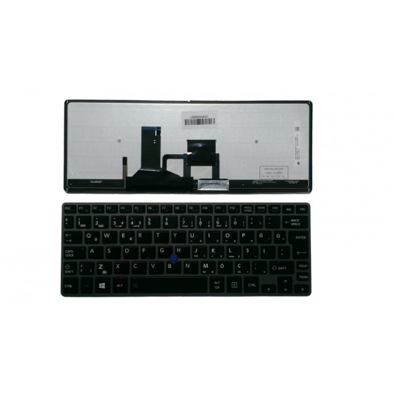 TOSHİBA Z30 Z30-A1301 NSK-V10BN 01 Z30-B  Z30T-A  TÜRKÇE SİYAH Laptop Klavyesi Tuş Takımı