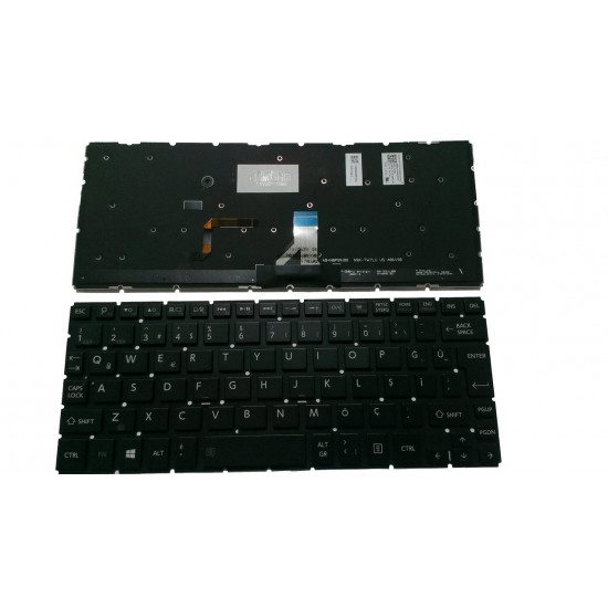 TOSHİBA Radius P25W-C P20W-C TR SİYAH Laptop Klavyesi Tuş Takımı