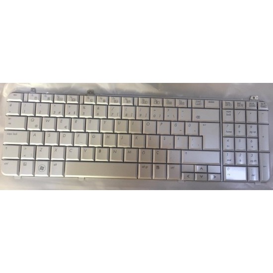 HP Pavilion  Dv6 Dv6t Dv6t-1000 Dv6-1000 İNG GÜMÜŞ Notebook Klavyesi